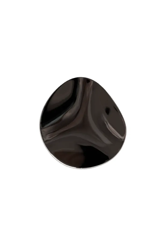 Specktrum Amalia Hook - Black chrome Round Large