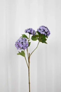Specktrum Artificial Flowers - Purple Hydrangea branch