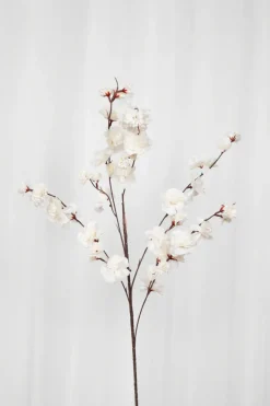 Specktrum Artificial Flowers - White Cherry blossom branch
