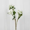 Specktrum Artificial Flowers - White Hydrangea branch