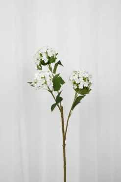 Specktrum Artificial Flowers - White Hydrangea branch