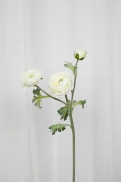 Specktrum Artificial Flowers - White Ranunculus