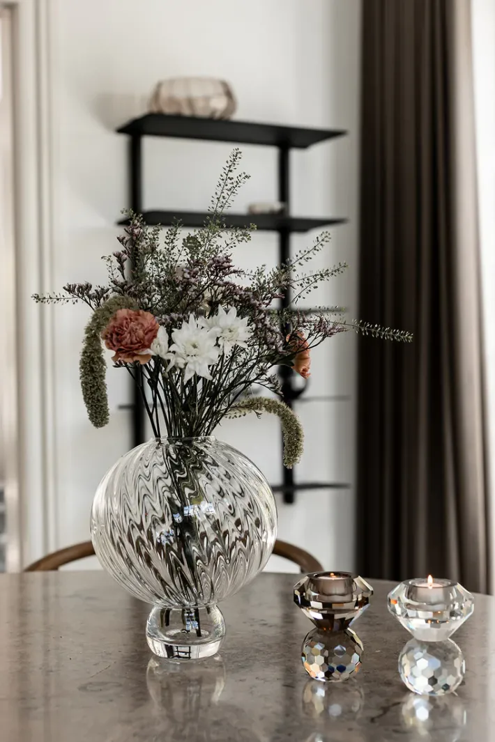 Specktrum Cloud T-Light Candle Holder - Light Smoke