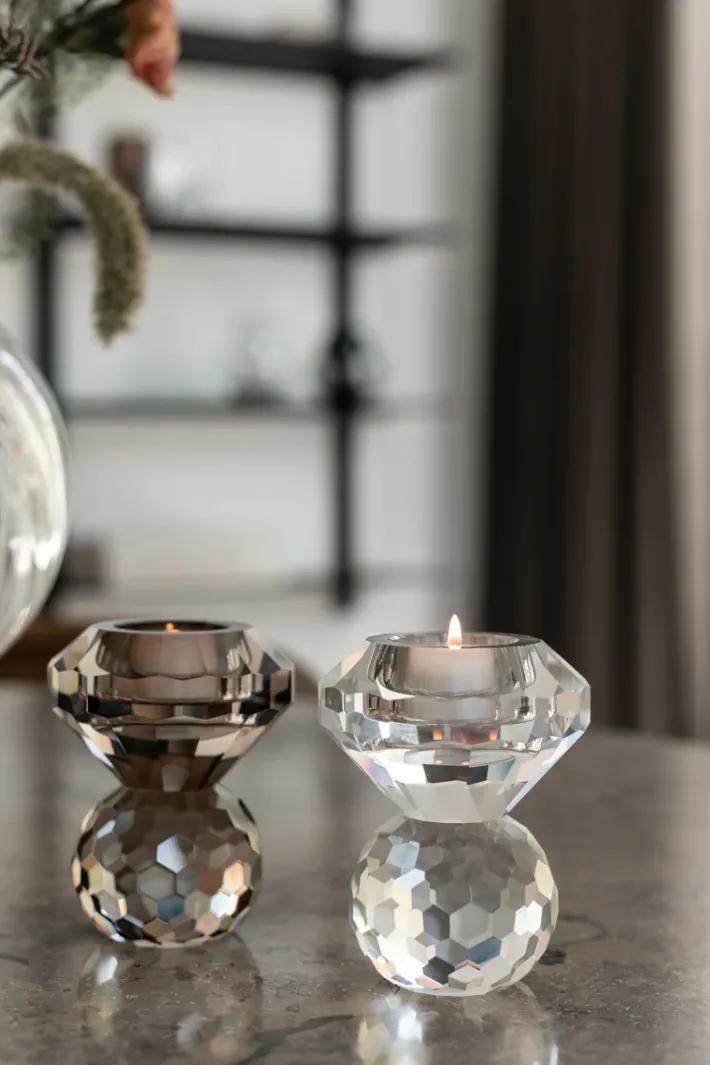 Specktrum Cloud T-Light Candle Holder - Clear