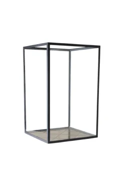 Specktrum Harlequin Lantern - Bronze Mirror, Black Frame Medium (25*25*40)