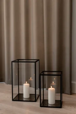 Specktrum Harlequin Lantern - Bronze Mirror, Black Frame Small (20*20*30)