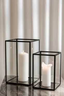 Specktrum Harlequin Lantern - Bronze Mirror, Black Frame Small (20*20*30)