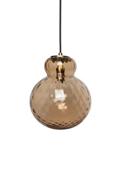 Specktrum Lily Pendant Lamp - Brown - Brass Metal Harlequin Small