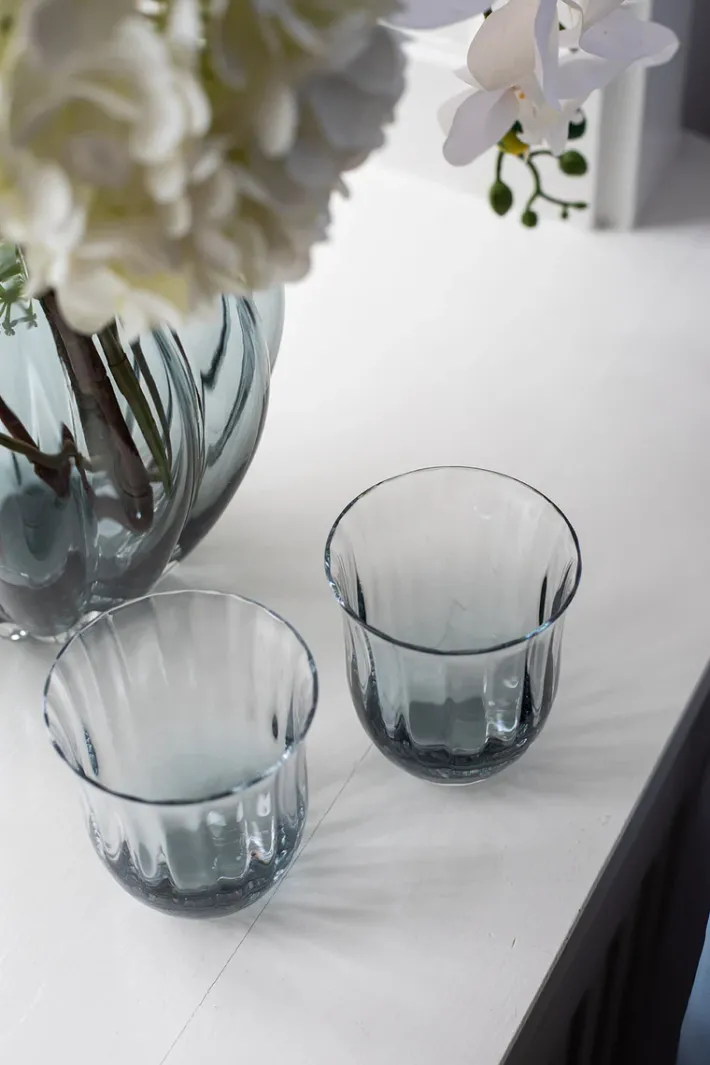 Specktrum Lina Drinking Glass - Petrol blue