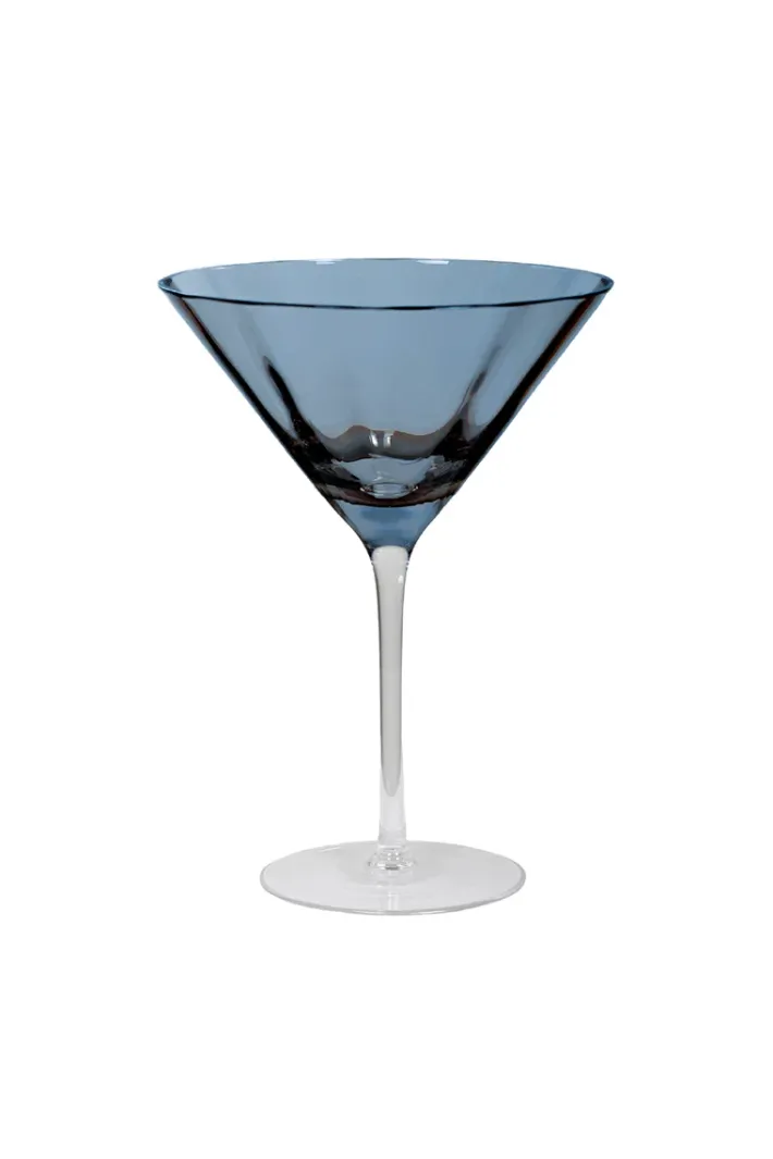 Specktrum Meadow Stemware - Blue Martini glass