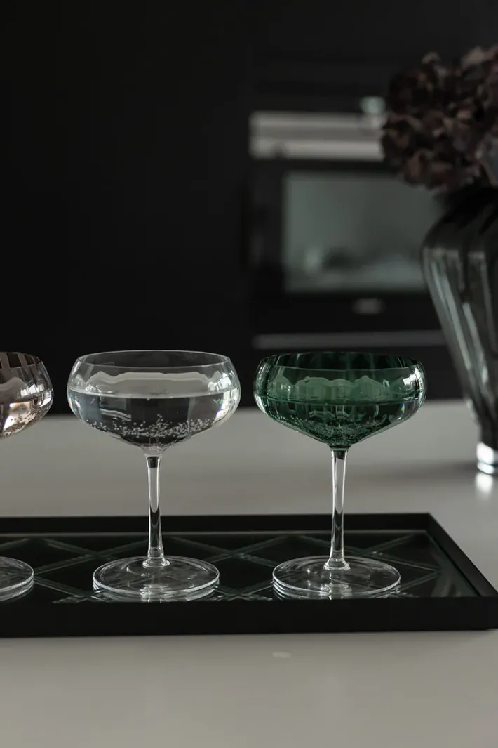 Specktrum Meadow Stemware - Green Cocktail glass