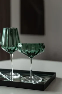 Specktrum Meadow Stemware - Green Cocktail glass