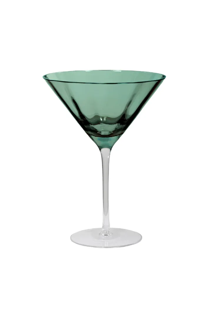 Specktrum Meadow Stemware - Green Martini glass