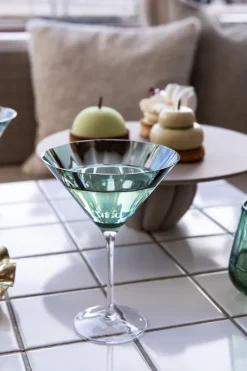 Specktrum Meadow Stemware - Green Martini glass