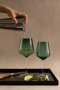 Specktrum Meadow Stemware - Green Red wine
