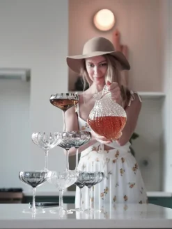 Specktrum Meadow Stemware - Grey Cocktail glass