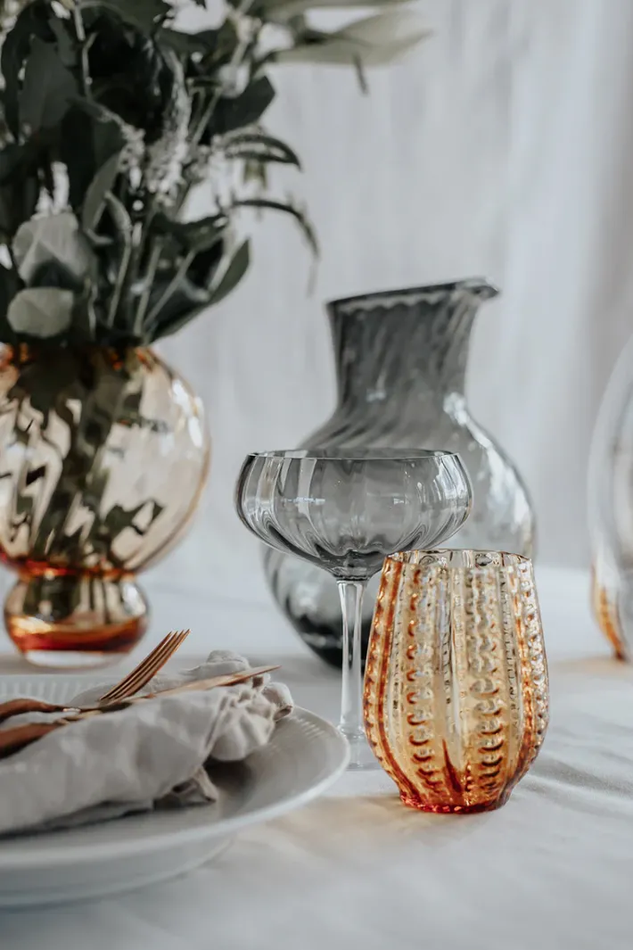 Specktrum Meadow Stemware - Grey Cocktail glass