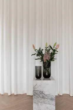 Specktrum Meadow Swirl Cylinder Vase - Grey Medium