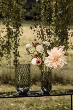 Specktrum Meadow Swirl Cylinder Vase - Grey Medium