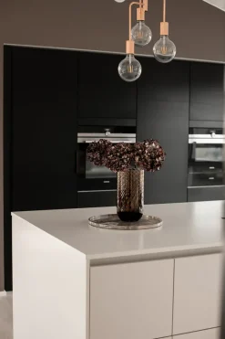 Specktrum Meadow Swirl Cylinder Vase - Topaz Medium