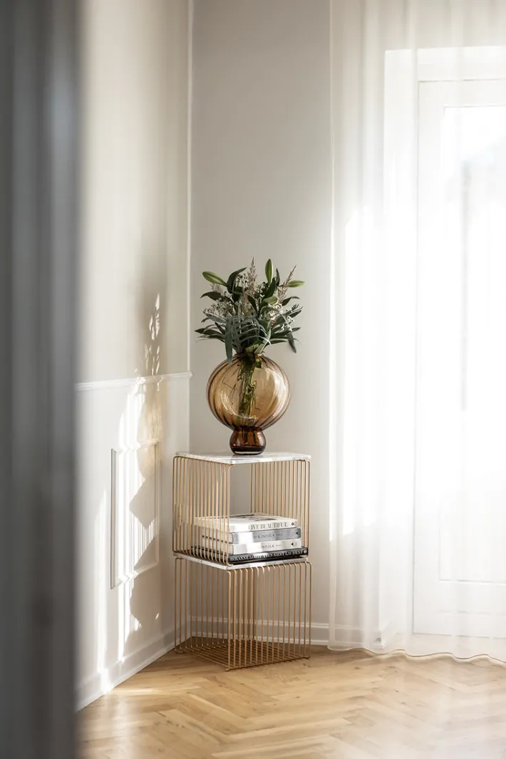 Specktrum Meadow Swirl Vase - Amber Large