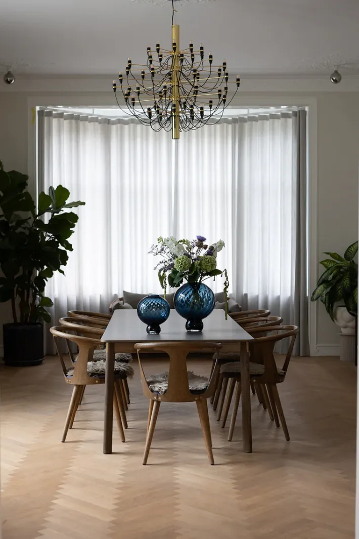 Specktrum Meadow Swirl Vase - Blue Large