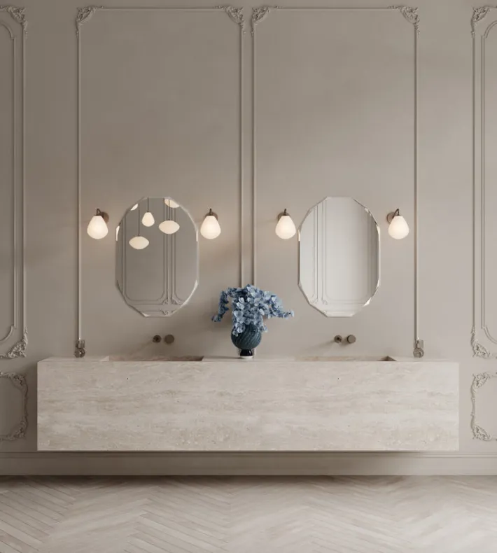 Specktrum Meadow Swirl Vase - Blue Medium