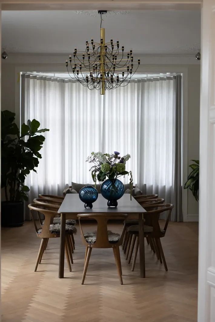 Specktrum Meadow Swirl Vase - Blue Medium