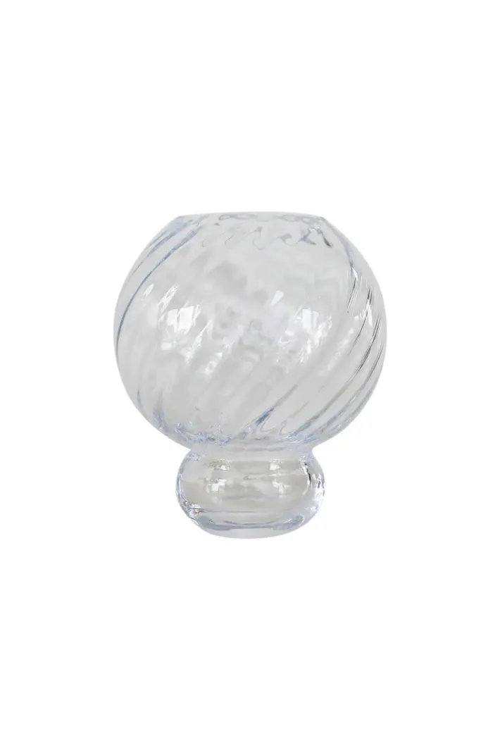 Specktrum Meadow Swirl Vase - Clear Small
