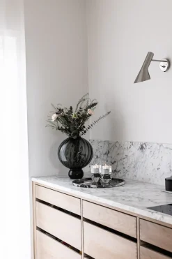 Specktrum Meadow Swirl Vase - Grey Large