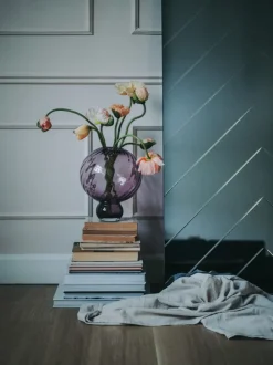 Specktrum Meadow Swirl Vase - Plum Medium