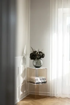 Specktrum Sadie Vase - Line - Grey Medium