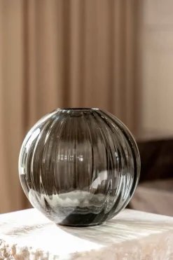 Specktrum Sadie Vase - Line - Grey Small