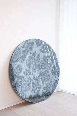 Specktrum Shade Mirror - Grey/Blue Antique Round