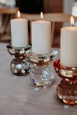 Specktrum Shadow Square Candle Holder - Rose