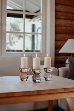 Specktrum Shadow Square Candle Holder - Rose