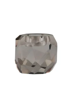 Specktrum Storm T-Light Candle Holder - Light Smoke Single