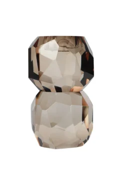 Specktrum Storm T-Light Candle Holder - Light Smoke Stacked