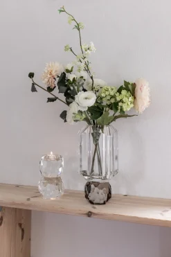 Specktrum Storm vase - Clear/Light Smoke