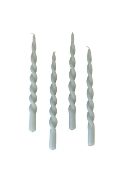 Specktrum The Curly Candle Collection - Packed with 4 Pieces per box - Essential Emerald Fully Curled