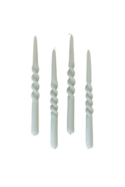 Specktrum The Curly Candle Collection - Packed with 4 Pieces per box - Essential Emerald Middle Curled