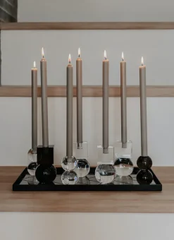 Specktrum The Extravagant Candle - Nordic Swan Ecolabel - 8 Pieces - Thunder Grey