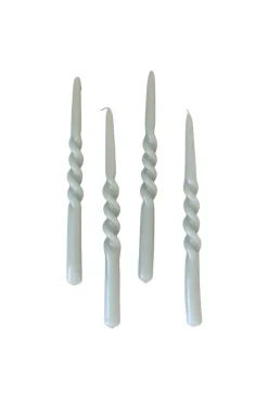 Specktrum The Glossy Candle Collection - Packed with 4 pieces per box - Essential Emerald Middle Curled