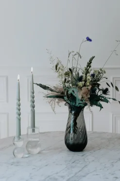 Specktrum The Glossy Candle Collection - Packed with 4 pieces per box - Essential Emerald Middle Curled