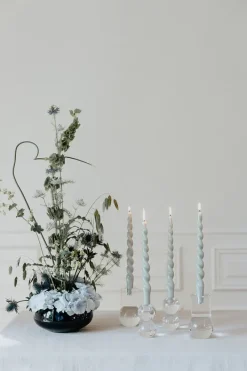 Specktrum The Glossy Candle Collection - Packed with 4 pieces per box - Essential Emerald Fully Curled