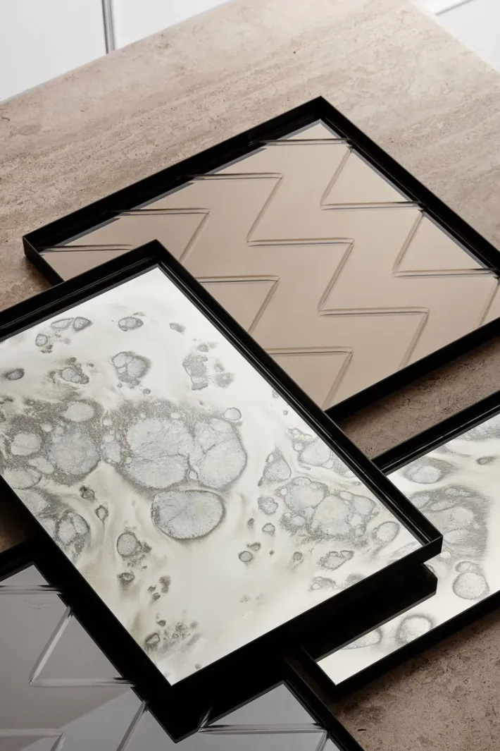 Specktrum The Herringbone Tray - Bronze Square