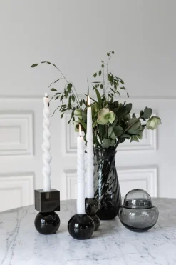 Specktrum The Pearl Candle Collection - Packed with 4 Pieces per box - White Pearl Middle Curled