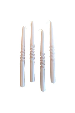 Specktrum The Pearl Candle Collection - Packed with 4 Pieces per box - Bloom Pearl Middle Curled