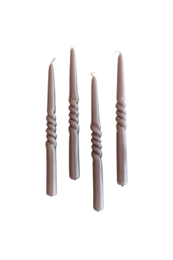 Specktrum The Pearl Candle Collection - Packed with 4 Pieces per box - Major Mahoni Middle Curled