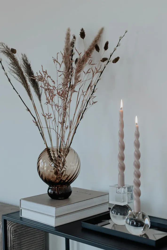 Specktrum The Pearl Candle Collection - Packed with 4 Pieces per box - French Pearl Fully Curled